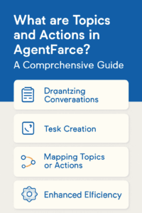 Topics and Actions in AgentForce