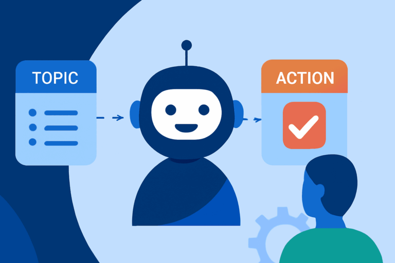 Topics and Actions in AgentForce