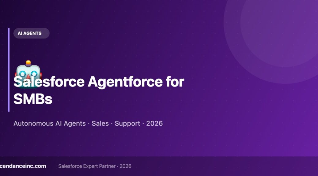 Salesforce Agentforce for SMBs | Cendance