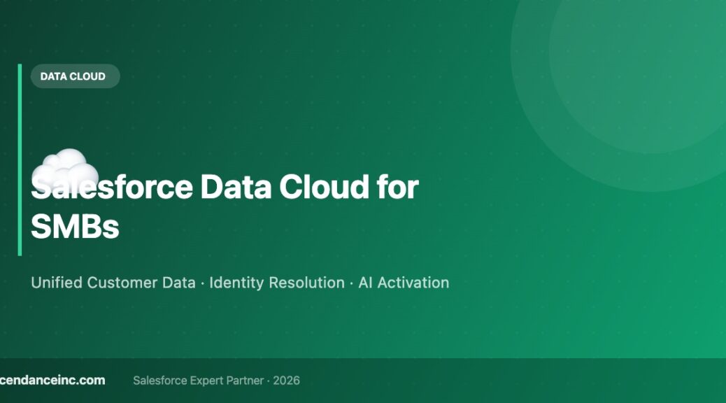 Salesforce Data Cloud for SMBs | Cendance