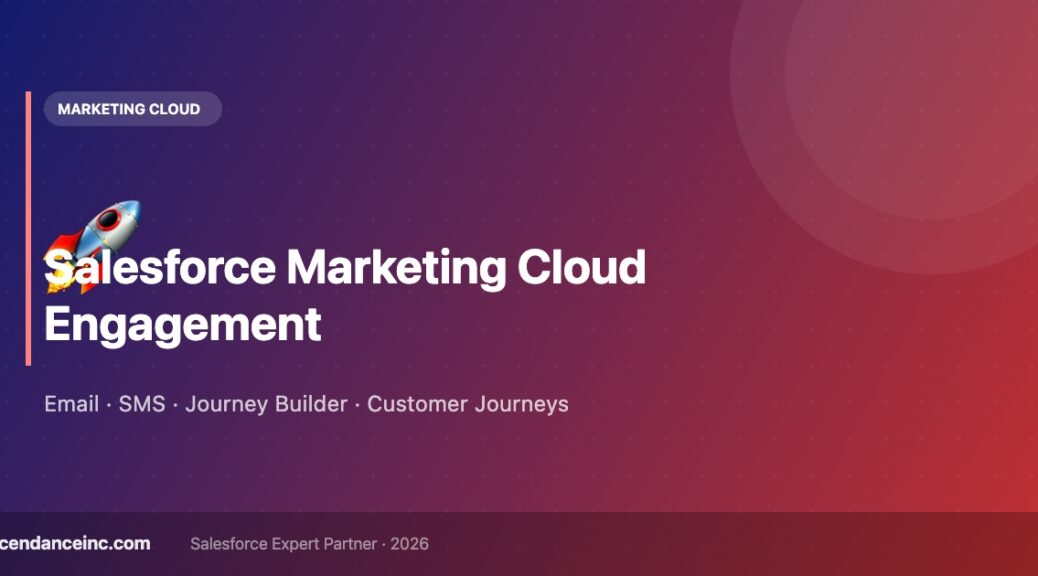 Salesforce Marketing Cloud Engagement | Cendance