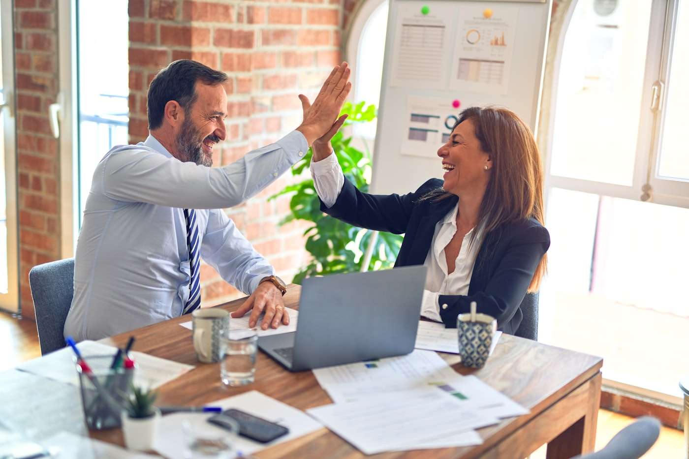 Professional team collaborating on Salesforce CRM solutions